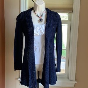 Beautiful NEW Flyaway Cardigan with detailing on back